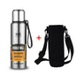 304 Stainless Steel Thermos Bottle Large Capacity Vacuum Flask Insulated Tumbler with Rope for Tea Drinks Cold and Hot  Water