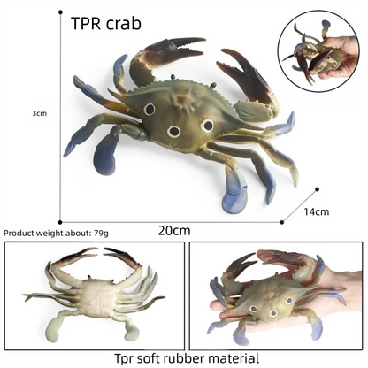 Oenux Simulated Insect Mouse Lizard Sea Animal Models Realistic Dolls Soft Rubber TPR Material Collectibles Halloween Prank Toys