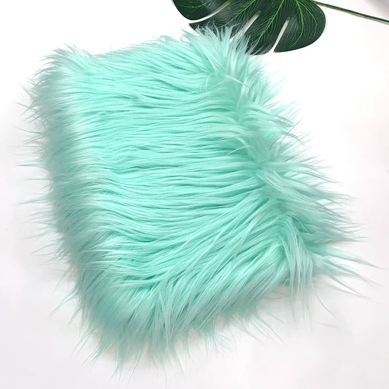8cm Pile Length Imitation Fur Fabric Diy Cosplay Clothing Hairy Fur Fabric Bundle Long Hair Plush Fabrics By Meters Liquidations