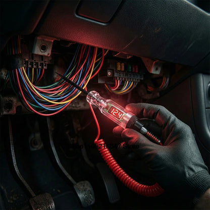 Car Truck Voltage Circuit Tester Auto Car Diagnostic Probe Test Pen Light Bulb Electric Measuring Pen Repair Tools 5-120V