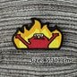 Cat Patch Embroidery on Clothes Cute Animal Morale Badge Tactical Equipment Hook and Loop Patches Backpack Stickers