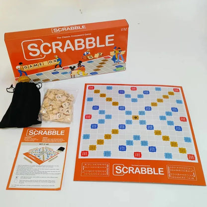 Scrabble Board Game, Classic Word Game for Kids Ages 8 and Up, Fun Family Game for 2-4 Players, The Classic Crossword Game