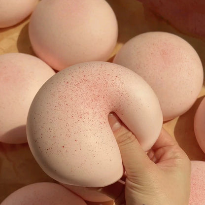 Daifuku Mochi Squishy Stress Toy, Slow Rising Squeeze Toy, Sensory Decompression Fidget Toy for Kids & Adults