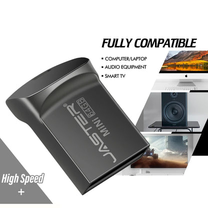 Super Mini USB 3.0 Flash Drive 64GB Creative Business Gift Pen Drive 32GB Black Memory Stick Free Key Chain Pendrive Silver U