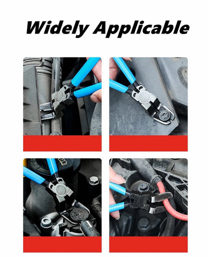 Multifunctional Car Clip Pliers Diagonal Pliers Car Rivet Tightening Pliers Wire Stripping Plier Staple Screwdriver Removal Tool