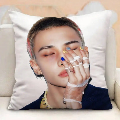 Korean Idol H-Hwang-H-Hyunjin-s Pillow Case Pillowcases Home Decor Living Room Decor Cushion Covers