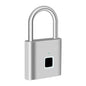 KERUI Fingerprint Lock Keyless USB Charging Smart Padlock Waterproof Door Lock 0.2sec Unlock Portable Anti-theft Padlock Zinc