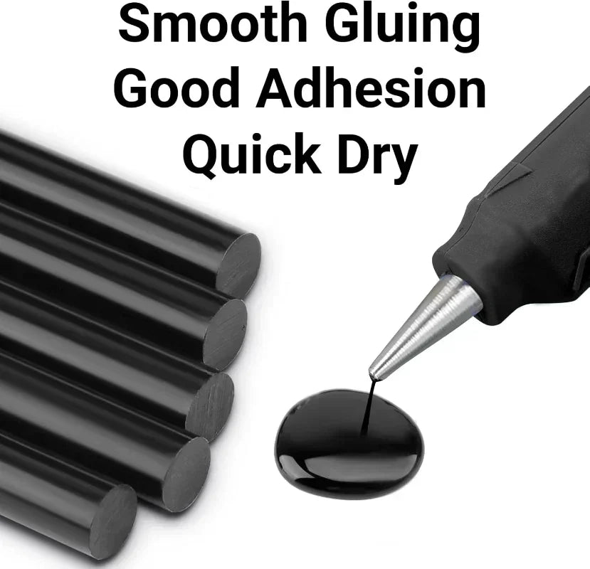 Black Hot Glue Sticks Hot Melt Glue Sticks Dent Repair Tool EVA Colored Hot Melt Adhesive for Car DIY Art Craft General Repairs