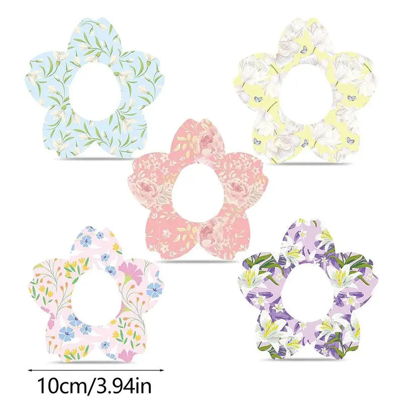 Blood Glucose Meter Sensor Fixing Patch Sweatproof Adhesive Strips 5pcs Set For Diabetic Monitoring Fitness Running Outdoor Use