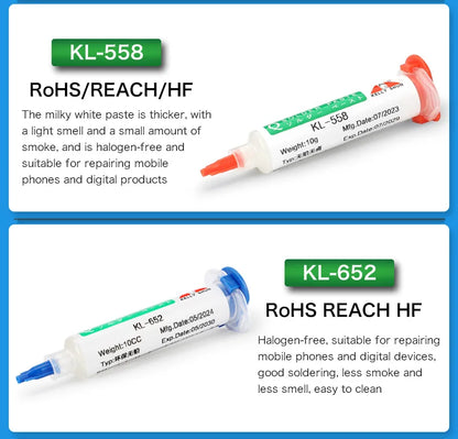 KELLYSHUN Soldering Flux for Welding SMD Desoldering Tin Soldering Paste, BGA Flux, No-Clean Soldering Oil