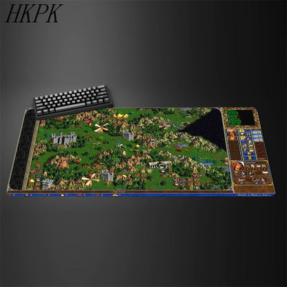 Gaming Laptops Keyboard Mat Desk Protector Gamer Mats Anime Heroes of Might and Magic 3 Map Deskmat Laptop Accessories Mouse Pad