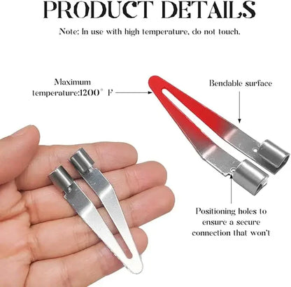 1-50Pcs Smooth Head Adjustable Soldering Repair Iron Plastic Smoothing Tip Head 45 Degree Elbow Welder Head for Welding Tools