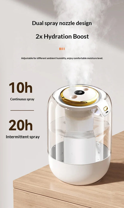 2025 New Quiet Air Humidifier Large Mist Volume Household Humidifier For Bedroom Pregnant Women Baby