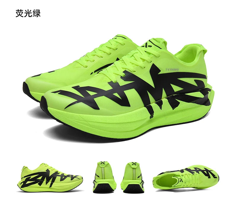 Running Shoes Man Carbon Board Marathon Sports Professional Breathable Lightweight Womens Comfortable Athletic Sneakers Antislip