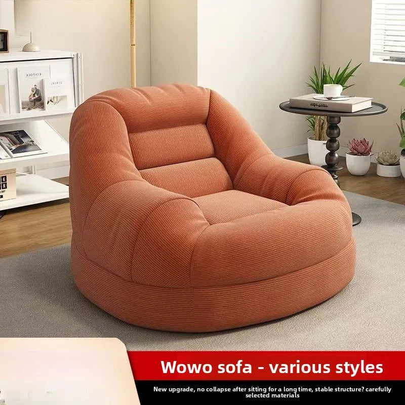 Sofa Balcony Bedroom Lazy Sofa Small Apartment Living Room Single Sofa Can Lie Down and Sit Internet Celebrity Tatami
