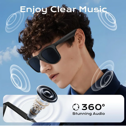 AI Smart Wireless Glasses Bluetooth Sunglasses Remote 8K Control Touch Photo Camera Recording Voice Assistant Translator