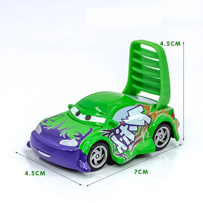 Hot Sale Bandai Pixar Cars Lightning McQueen Mater Mack Uncle Metal Model Racing Car Toys Children's Birthday NEWYEAR Gifts