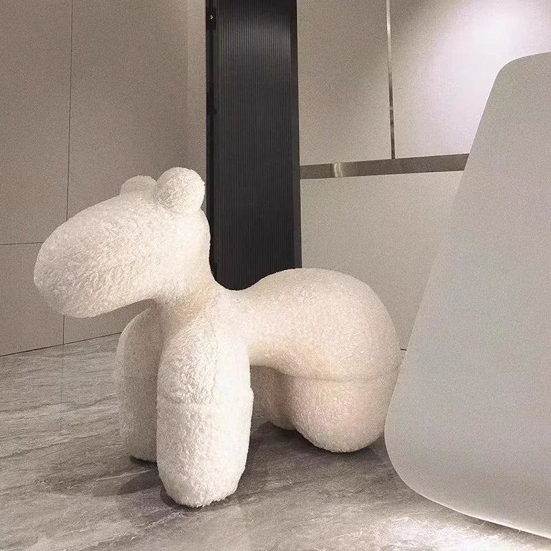 Modern creative single sofa ornament gift living room chairs Design Relaxing chair home furniture lint Pony stool chair