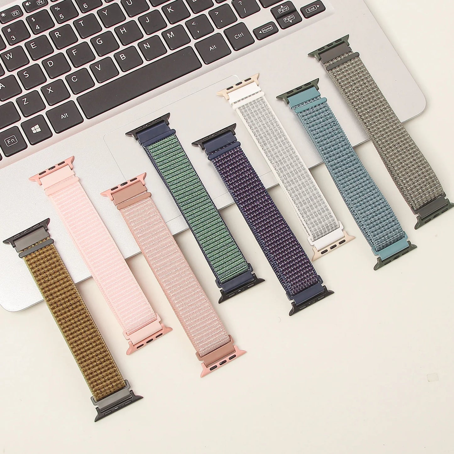 Nylon Strap For Apple Watch Band Ultra 3 2 49mm 46mm 45mm 41mm 44mm 42mm 40mm 38mm Bracelet For iWatch Series 11 10 9 8 7 6 5 4