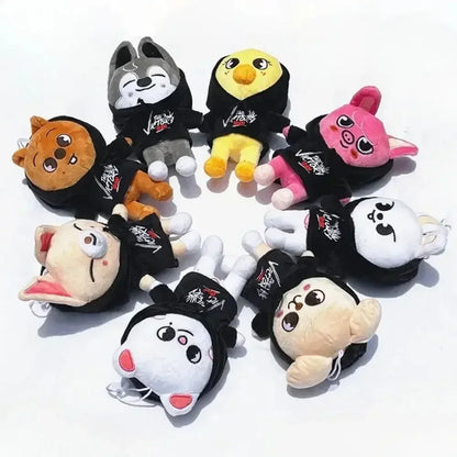 20cm 8pcs/Set Plush Toy Kawaii Skzoo Stray kids Plush Cartoon Stuffed Animal Doll Kawaii Companion Toys Room Decor Gift