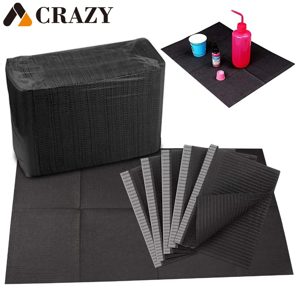 250/125/50/10pcs Disposable Tattoo Clean Pad Tattoo Bibs Table Covers Clean Pad Patient Dental Napkins Tattoo Accessories
