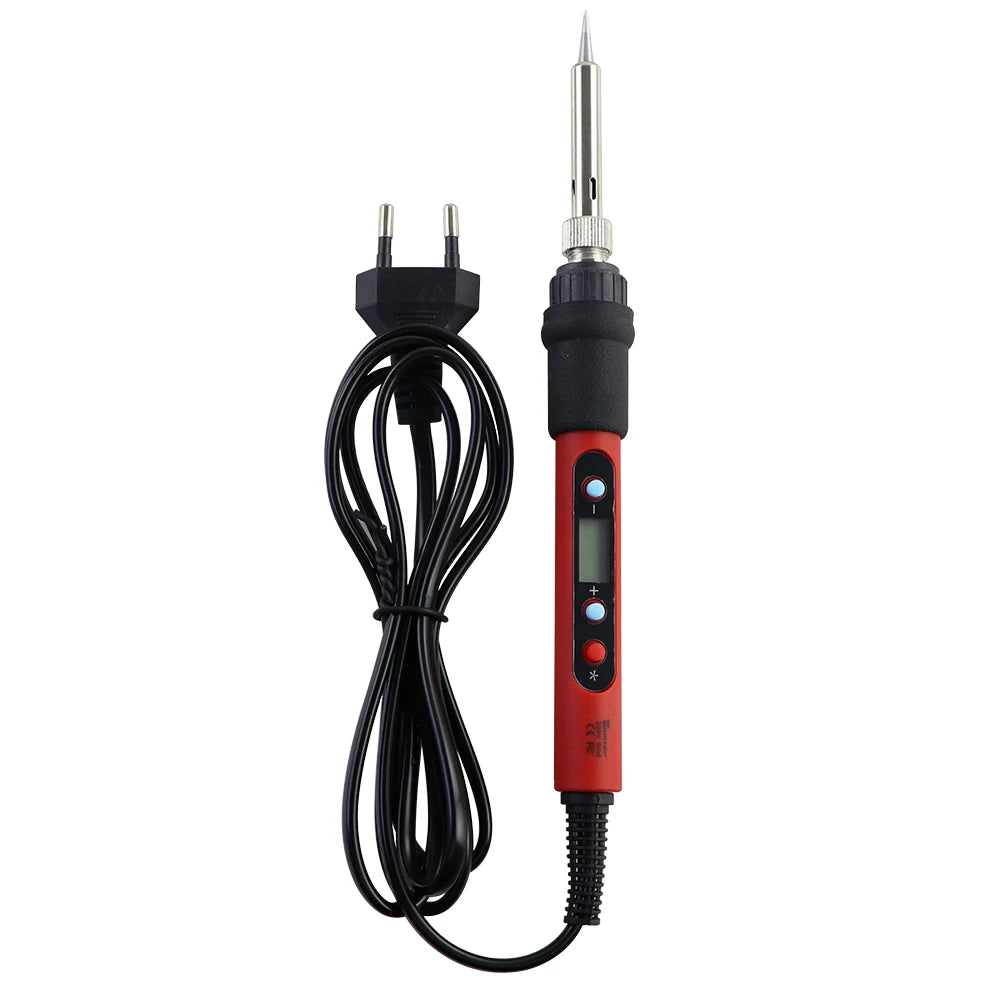 Adjustable Temperature Electric Soldering Iron 80W Welding Solder Rework Station Heat Pencil Tips Repair Tools Ceramic Heater