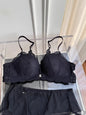Summer Nouvelle Tendance! Soutien-Gorge Push Up à Fermeture Avant - Bretelles Dentelle Dos, Bralette Légère pour Petite Poitrine