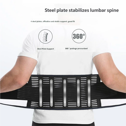 Adjustable Lumbar Support Belt Breathable Back Brace for Men Women Comfortable Daily Wear Waist Support Strap
