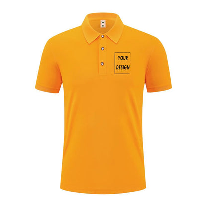 2025 Summer Causal Polo Shirt Custom Logo Printed Text Picture Brand Embroidery Personal Design Breathable Men And WomenTops