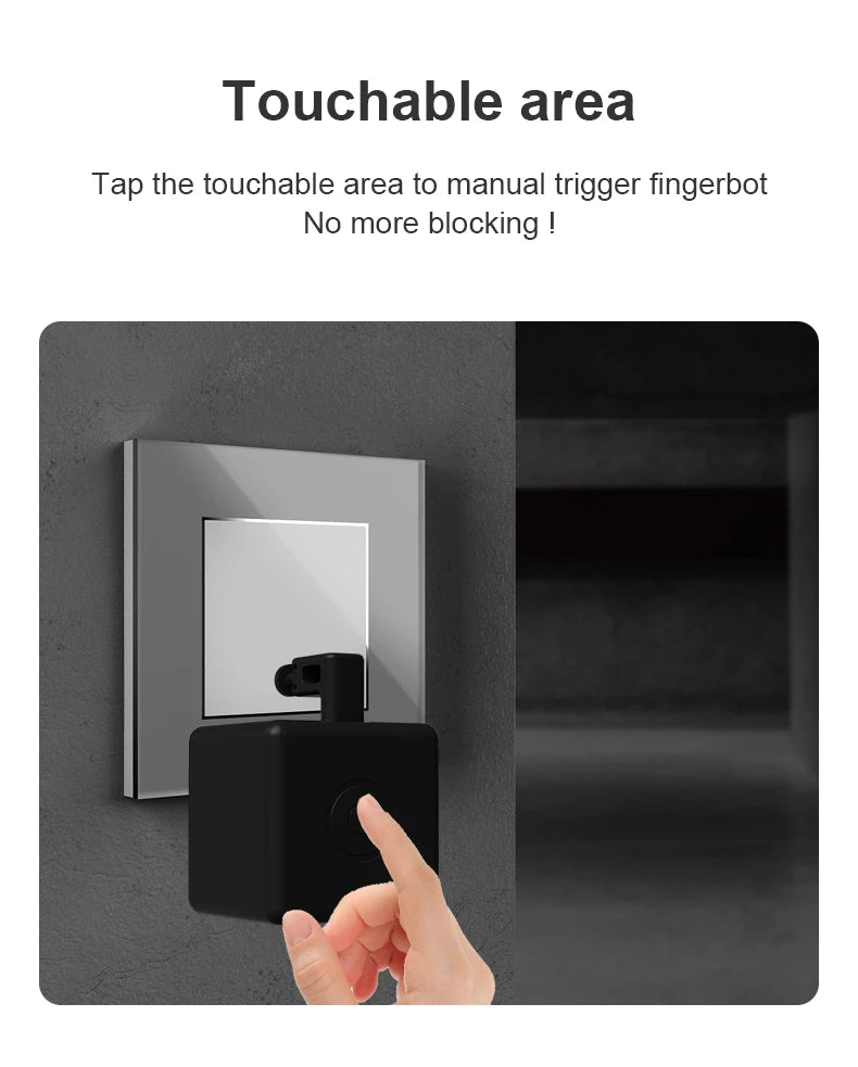 Tuya Zigbee Smart Fingerbot Switch Bot Remoter Garage Curtain Button Robot BLE Pusher Work With Alexa Google Home Voice Assitant