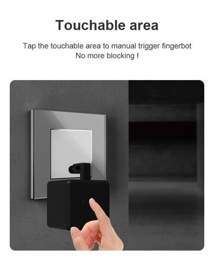 Tuya Zigbee Smart Fingerbot Switch Bot Remoter Garage Curtain Button Robot BLE Pusher Work With Alexa Google Home Voice Assitant