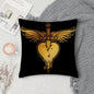 Rock Band B-Bon Jovi Forever Pillow Case Square Double-Sided Printing Short Plush Sofa Cushion Cover Bedroom Bedside Pillow