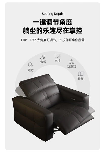 Luxury Couch Reclining Sofas Leather Black Seating Power Office Reclining Sofas Massage Sillas De Escritorio Home Furniture