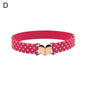2022 Children Stretch Belts Girls Multicolor Adjustable Elastic Waist Belts with Heart Shape Buckle Waistband Accessories