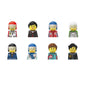 City Career 3D Building Block Dolls Toys Cartoon Character Models Mini Action Figures Educational Toys Children's Gifts