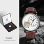 TOMI Set Gift Box Luxury and Fashionable Men's Quartz Watch Leisure Calendar Double Strap Quartz Watch Festival Gift