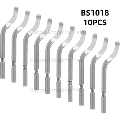 10PCS Swivel Blades 360 Degree Rotary Head for Hand Deburring Tool Kit High Speed Burr Removal Blade BS1010 BS1018 BK3010 BS3010