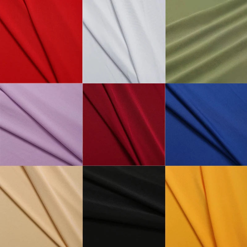 0.5m/1m/2m Four Sided Stretch Milk Silk Knitted Fabric for Sewing Dance Dress Sofa Cover Decorative Cloth DIY Clothing Fabrics