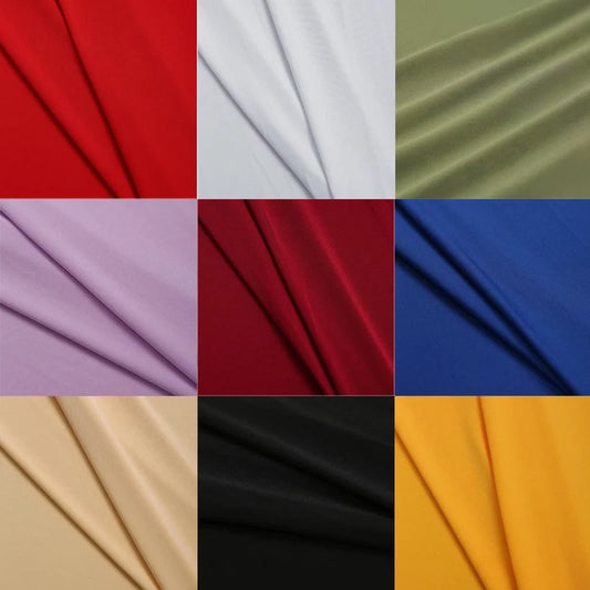 0.5m/1m/2m Four Sided Stretch Milk Silk Knitted Fabric for Sewing Dance Dress Sofa Cover Decorative Cloth DIY Clothing Fabrics