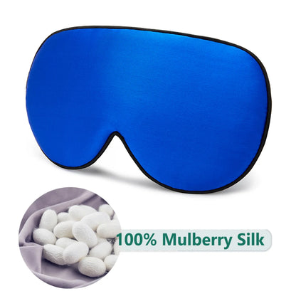 100% Natural Mulberry Silk Sleep Mask Soft Eye Patches Soft Blindfold Smooth Eye Mask Eyeshade Eye Cover Patch Bandage Comfort