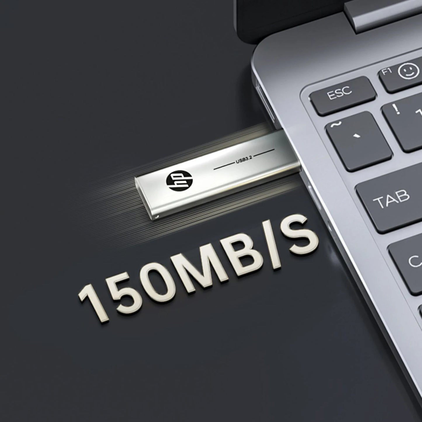 100% Original HP OTG Type C USB3.2 USB Flash Drive Pendrive 256GB 128GB 64GB 2 in 1 U-disk for Laptop PC Media player Cellphone