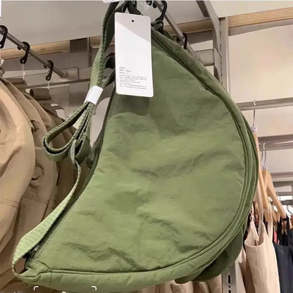 Thickened Waterproof Fabric Armpit Bags for Women's Versatile Dumpling Bag for Women Daily Use Single Shoulder Crossbody Bag