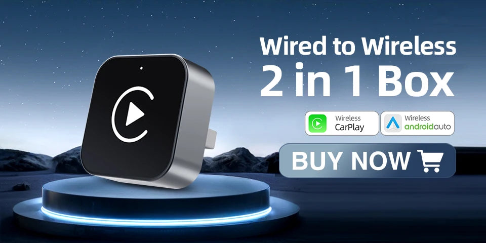 Wireless CarPlay For Apple iPhone Airplay Smart AI Box Bluetooth WiFi Android Auto Connect Car System 3in1 Car Play Adapter