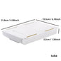 White SelfAdhesive Storage Drawer Box Makeup Pencil Tray Desk Hidden Under Desk Stand Self-adhesive Under-drawer Storage Box YH