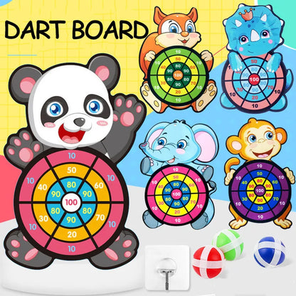 Sticky Ball Dart Board Target Sports Game Toys For Children Outdoor Party Toys Target Sticky Ball Throw Educational Board Games