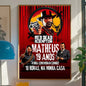 Red Dead Redemption 2 Game Poster Self-adhesive Art Room Entrance Restaurant Wall Decor Art Painting