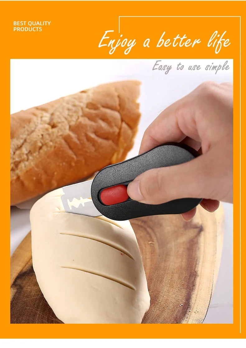 Kitchen Bread Cutter, Engraving Knife, Stainless Steel Kitchen Baking Accessories, Printed Bread Slices, Baking Pastry Tools