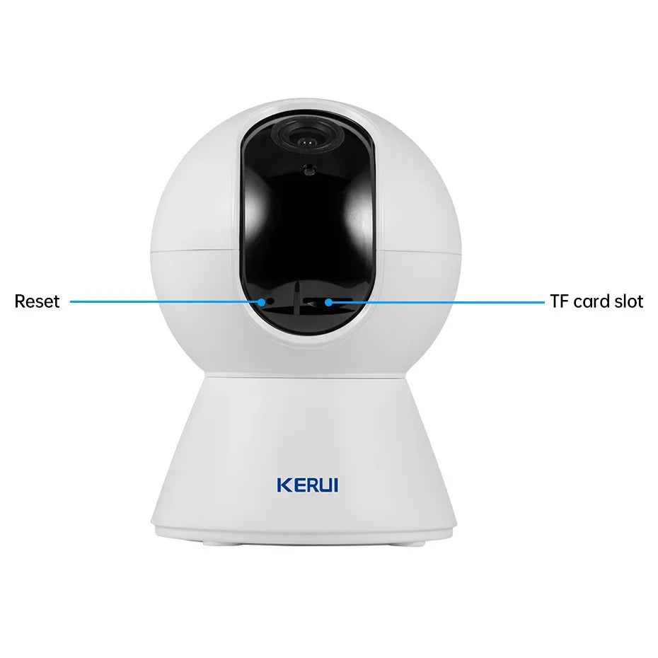KERUI 5MP 8MP 4K HD Mini WiFi IP Camera Indoor Wireless Security Home CCTV Surveillance Camera With Tuya Smart Auto Tracking