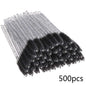 500/1000pcs Eyelash Brush Applicator Wholesale Lash Mascara Wands Brushes For Eyelash Extension Eyebrow Spoolies Beauty Tools