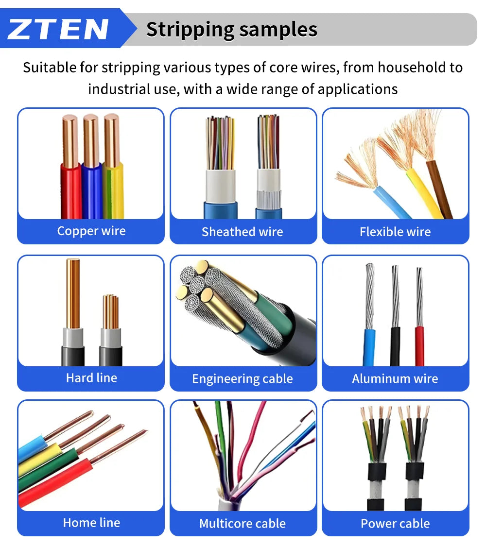 Manual Wire Stripping Machine 1-70mm² Portable Electric Drill Powered Hand Crank Wire Stripper Scrap Copper Cable Peeler Tool